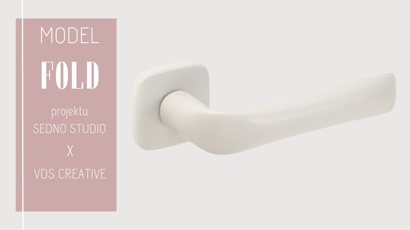 klamka drzwiowa VDS FOLD IVORY 
