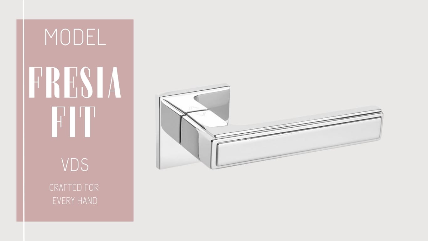 klamka VDS FRESIA FIT chrom rozeta kwadratowa R67F