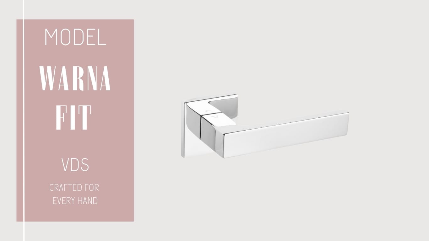 Klamka VDS WARNA FIT chrom - rozeta kwadratowa R76F