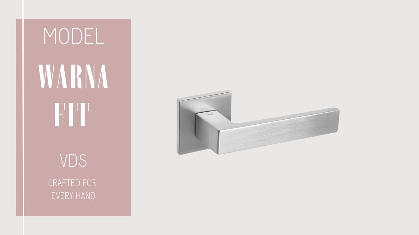 Klamka VDS WARNA FIT chrom satyna - rozeta kwadratowa R76F
