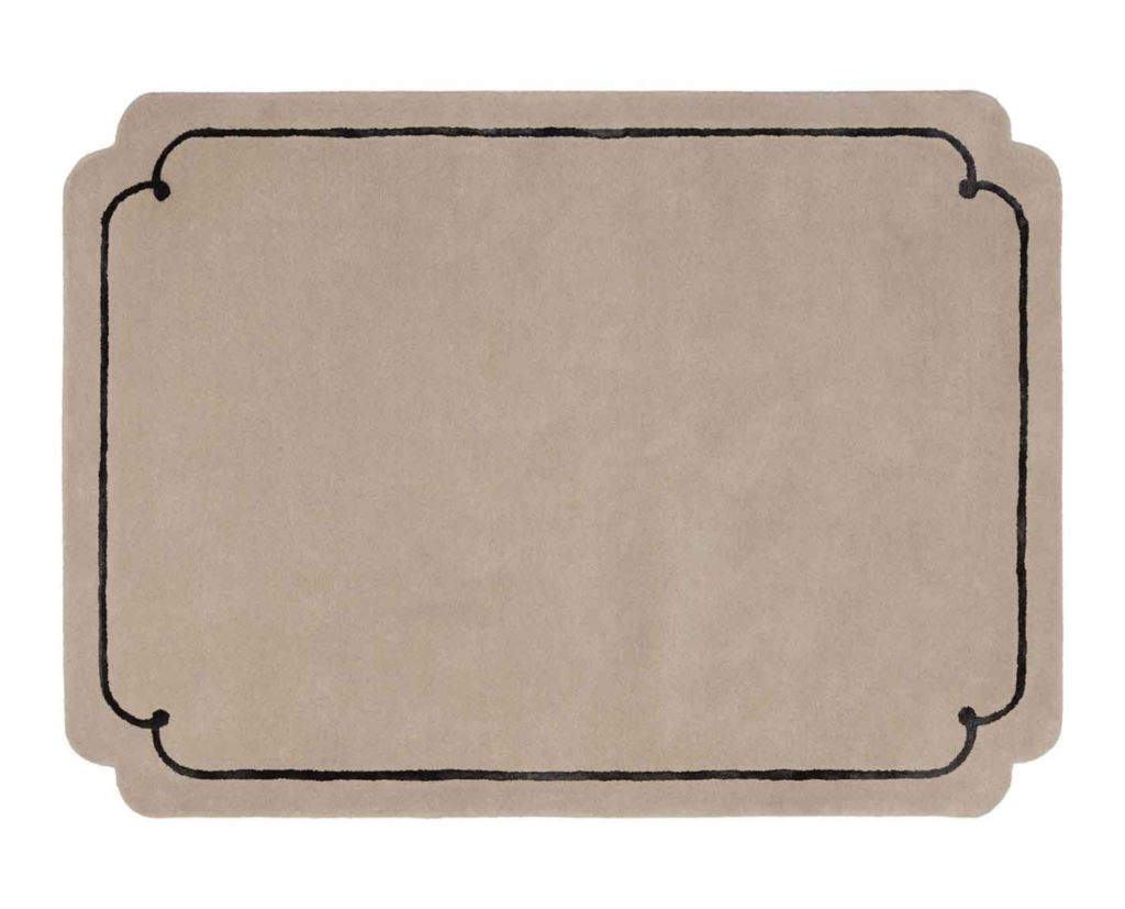 dywan beżowy prostokąt