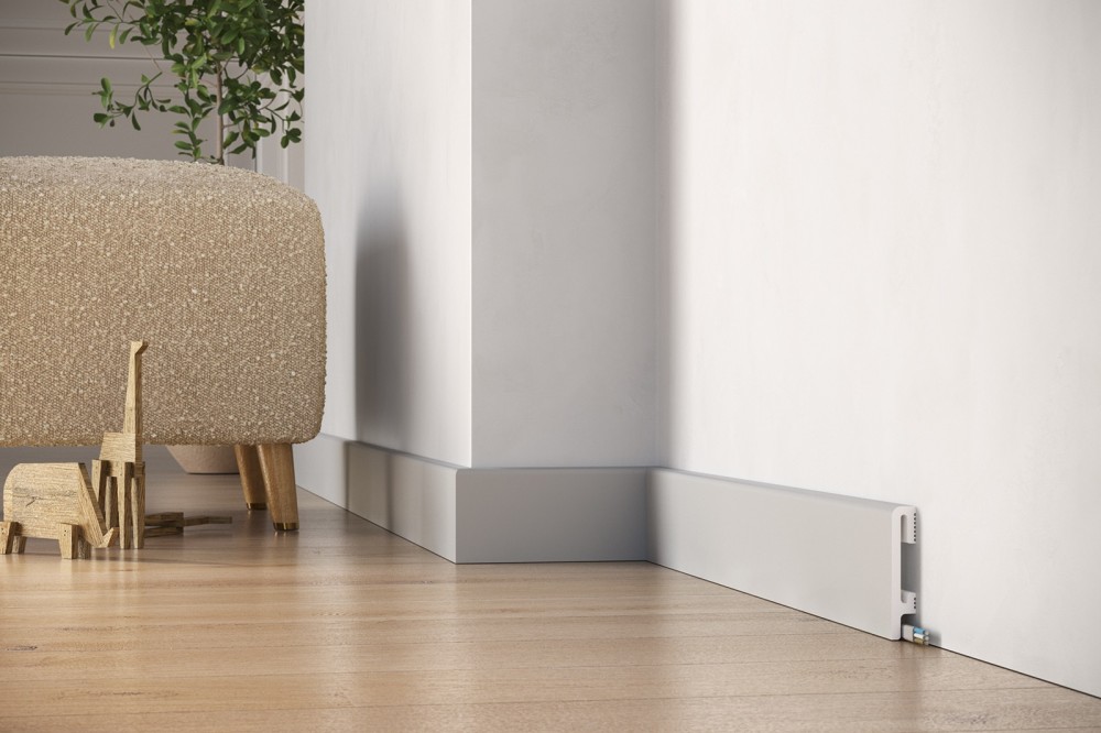 listwa przypodłogowa szara 8cm RAL7047