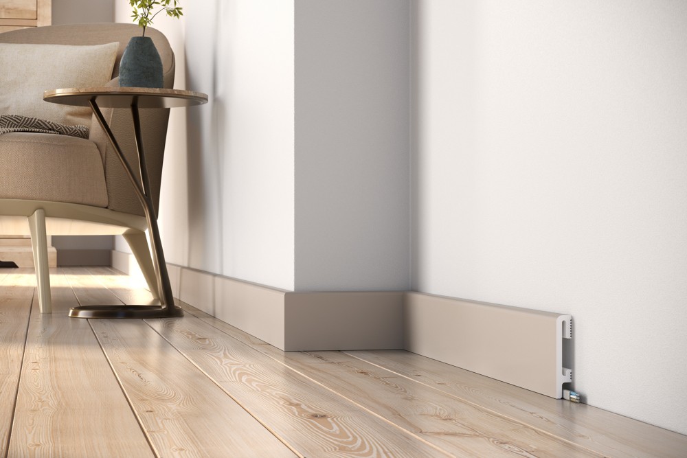 listwa przypodłogowa cappuccino, beż 8cm NCS S2005-Y50R