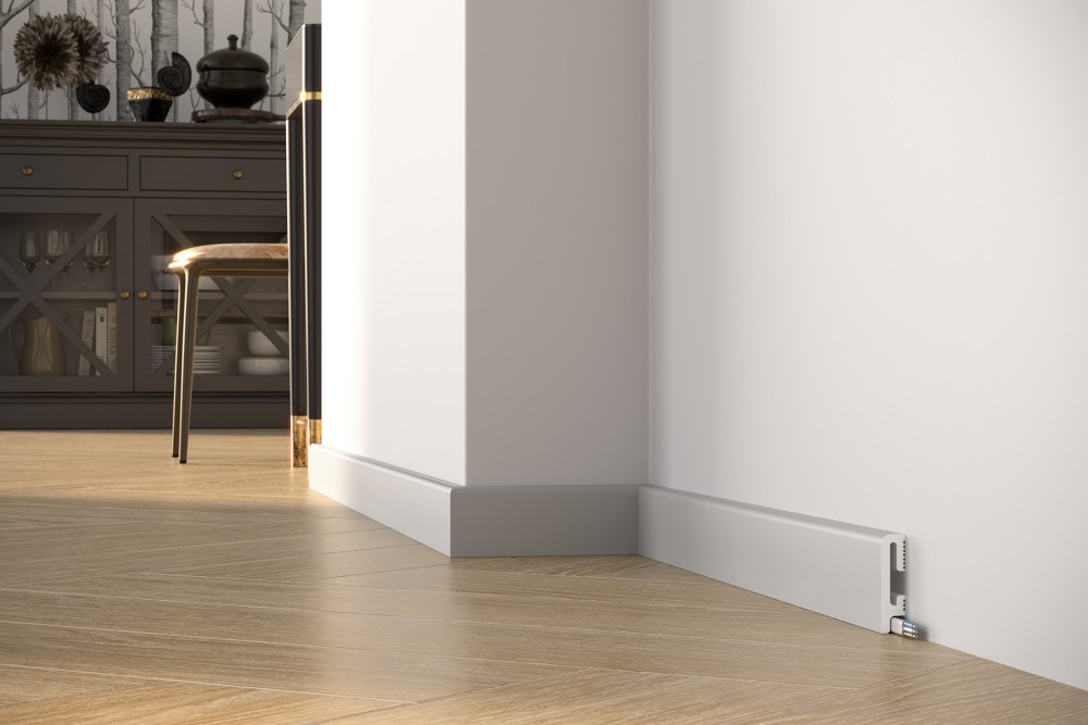 listwa przypodłogowa 6cm jasnoszary (RAL7047)