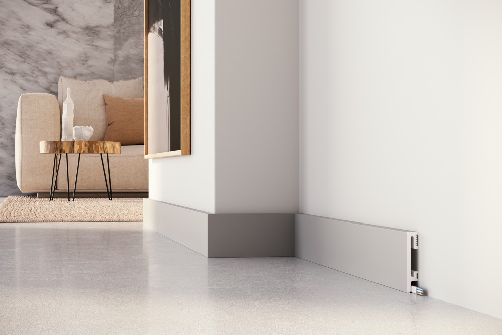 listwa przypodłogowa szara 8cm