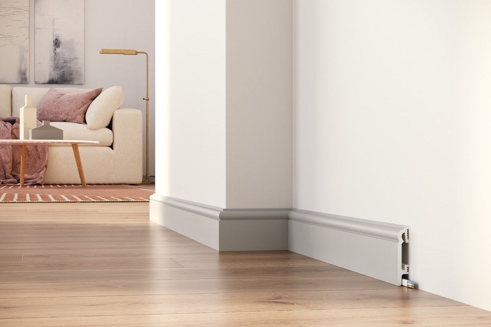 listwa przypodłogowa szara 8cm