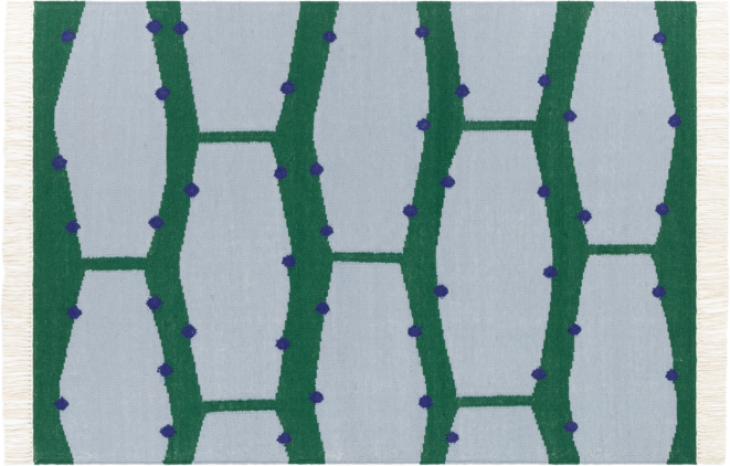dywan carpets and more rio kilim green 5527