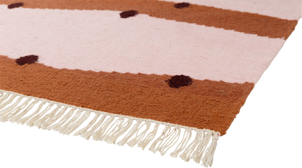 dywan kilimowy carpets and more voyage rio kilim terracotta 5528