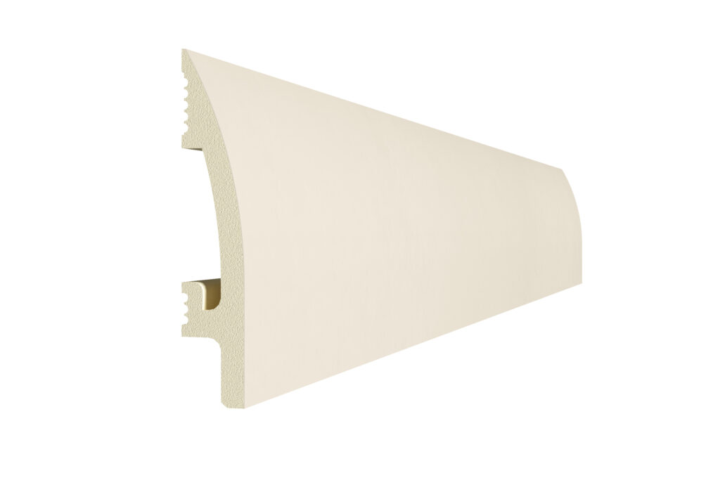 listwa przypodłogowa kaszmir DUROFIT PF083K 8cm - zaokrąglony profil
