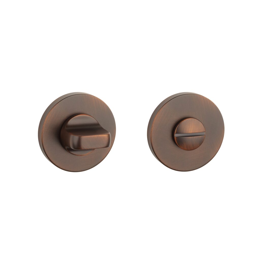 rozeta okrągła WC APRILE R SLIM 7mm umbra palona